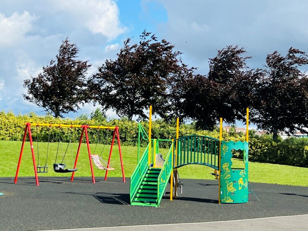 A Photo of the Toddler Play Area in Woodhouse Park