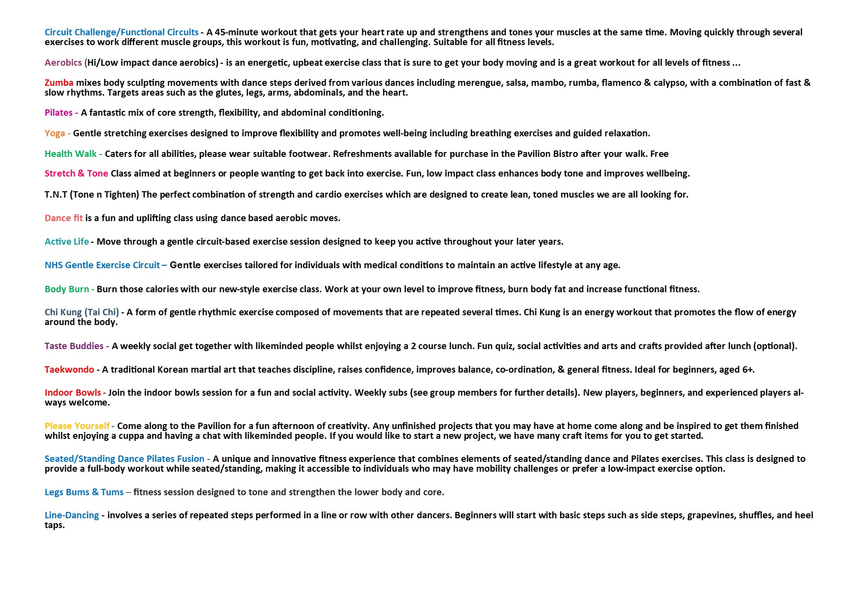 PACES Timetable March 25 description PACES Timetable March 25 description