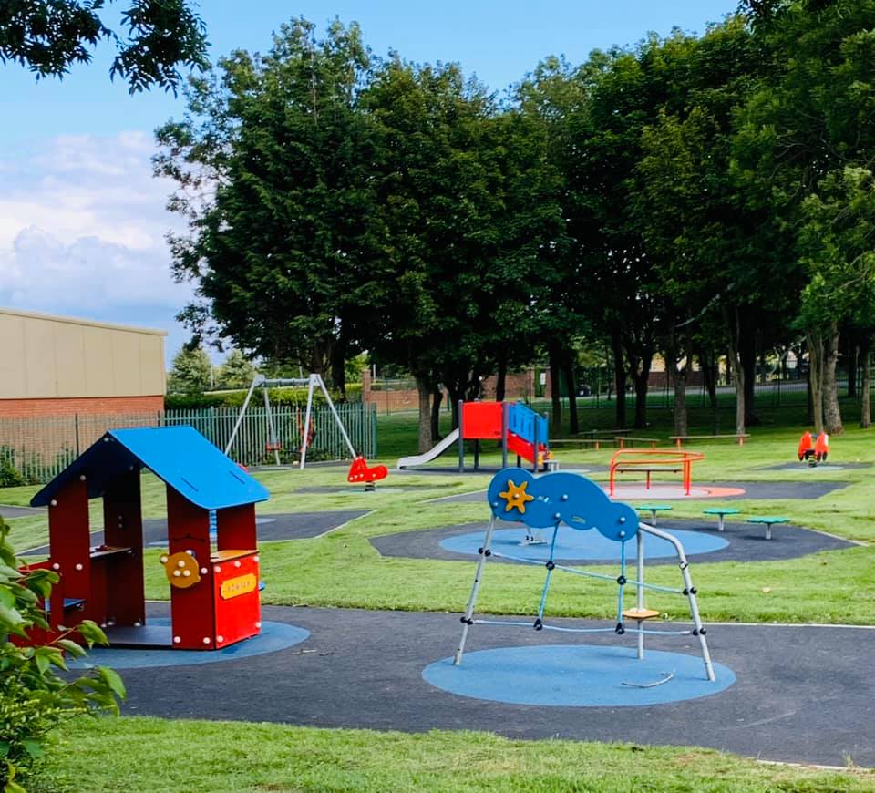 A Photo of play equipment at Eden Lane