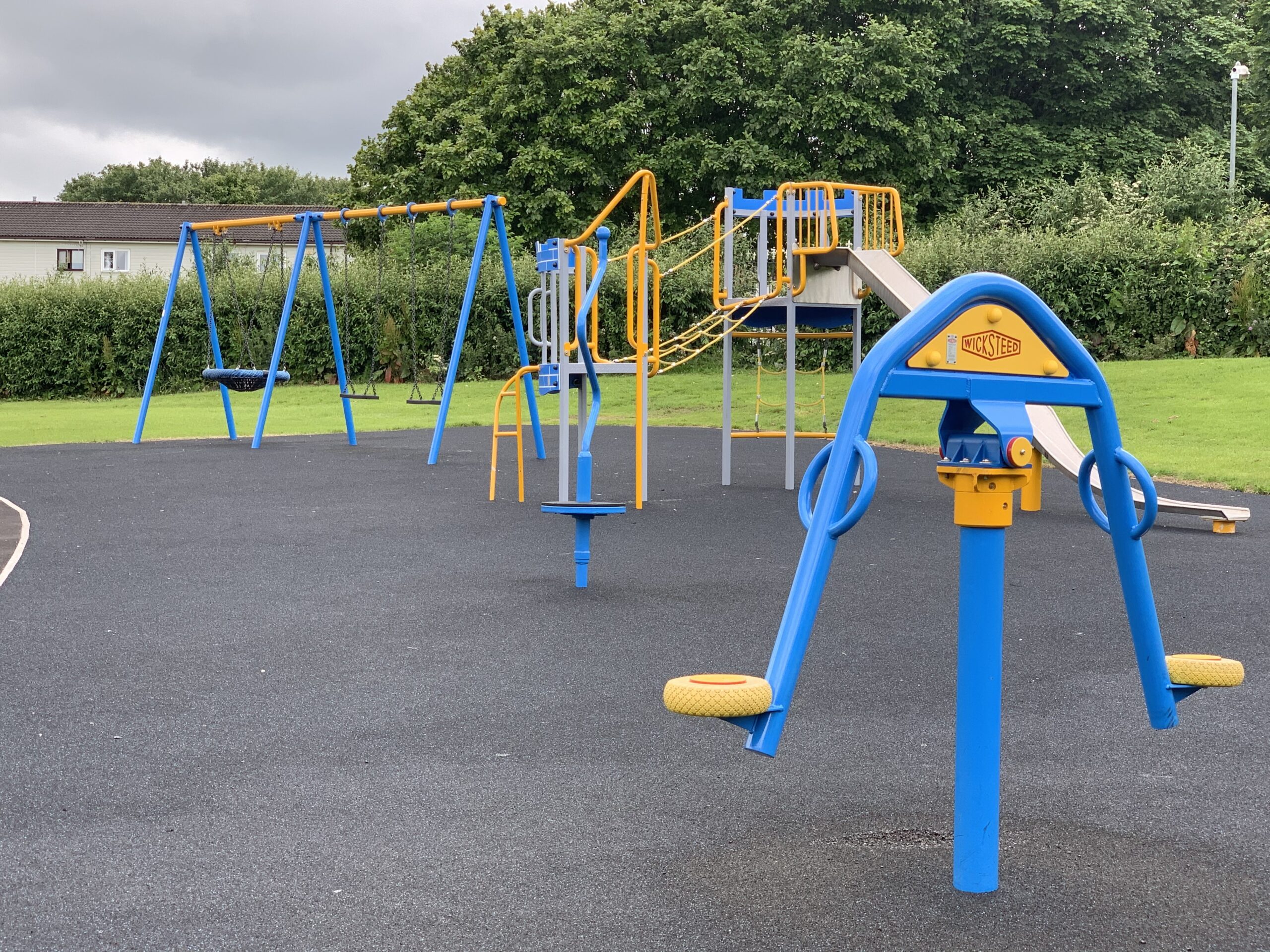 A Photo of Junior play equipment at Woodhouse Park
